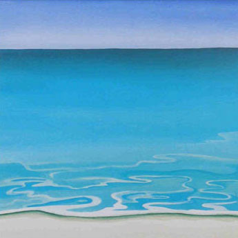 a stylized image of a beach typical of the dunsborough area in western australia